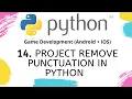 Project Remove Punctuation in Python