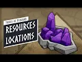 All resources locations in Tribes of Midgard Journal Overview