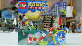 LEGO Sonic the Hedgehog 76998 Knuckles and the Master Emerald Shrine Speed Build Review