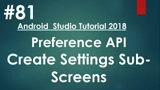 Android tutorial 2018 - 81
