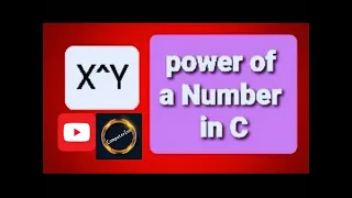 Power of a number in C programming Use of Math Function in C Programming X Y program