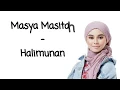 Download Lagu Halimunan - Masya Masyitah  [lirik] (Halimunan Cinta mu sekelip mata)