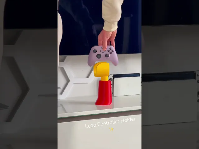 Universal Controller Stand | Lego minifigure inspired hand video thumbnail