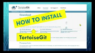 TortoiseGit Download Guide How to download TortoiseGit