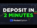 Make a Deposit Into Pocket Option in 2 MINUTES