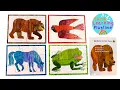 Learn Colors Animals and Kid Puzzles Preschool Reading Advanced Toddler Brown Bear ReadAloud