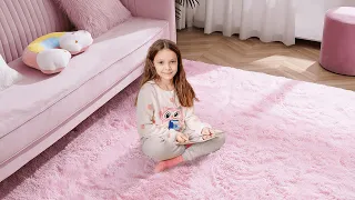 PAGISOFE Fluffy Soft Area Rug Review - Perfect Addition to Any Room