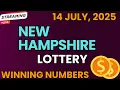 New Hampshire Day Lottery Results For - 14 Jul 2025