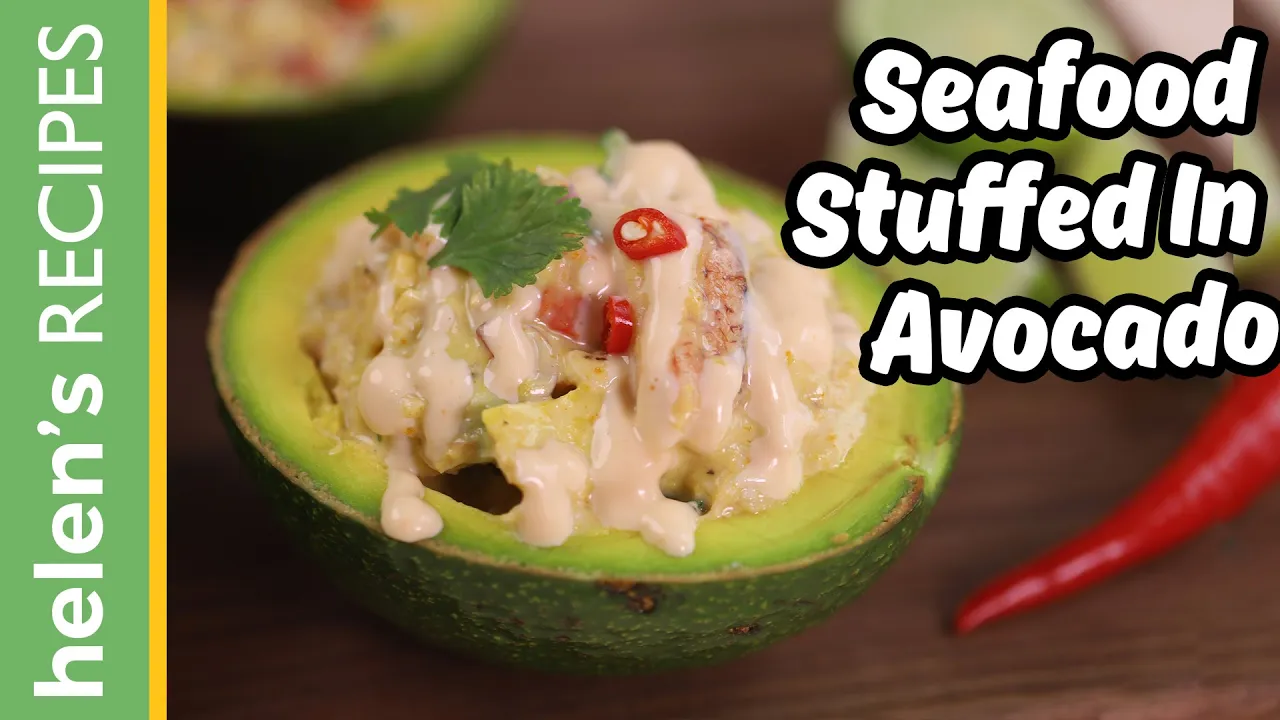 Seafood Stuffed Avocado - Hi Sn Nhi Qa B   Helen