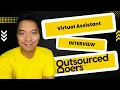 Actual Virtual Assistant Interview No experience