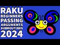 Raku Programming Tutorial Subroutines Arguments 2023