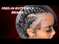 Tutorial on feed-in butterfly braids