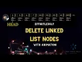 Animate your way to deleting linked list nodes like a pro with our fun tutorial