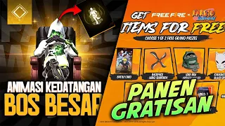 BOCORAN ARRIVAL IMPIAN RILIS ❗❗ BOCORAN HADIAH GRATISAN NARUTO CARA BORONG ITEM DI EVENT FJB FF