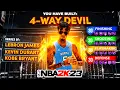 NEW 4-WAY DEVIL BUILD IS THE BEST BUILD IN NBA 2K23 NEW BEST GAME BREAKING BUILD IN NBA 2K23