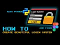 How to create nice looking login system with and figma