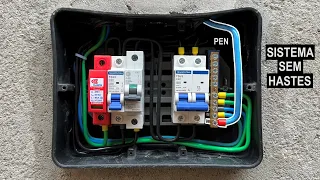 Faça isso quando NÃO TIVER aterramento elétrico na residência (aterramento sem hastes)