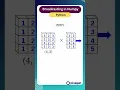 Broadcasting in Python Numpy Explained in 30 seconds