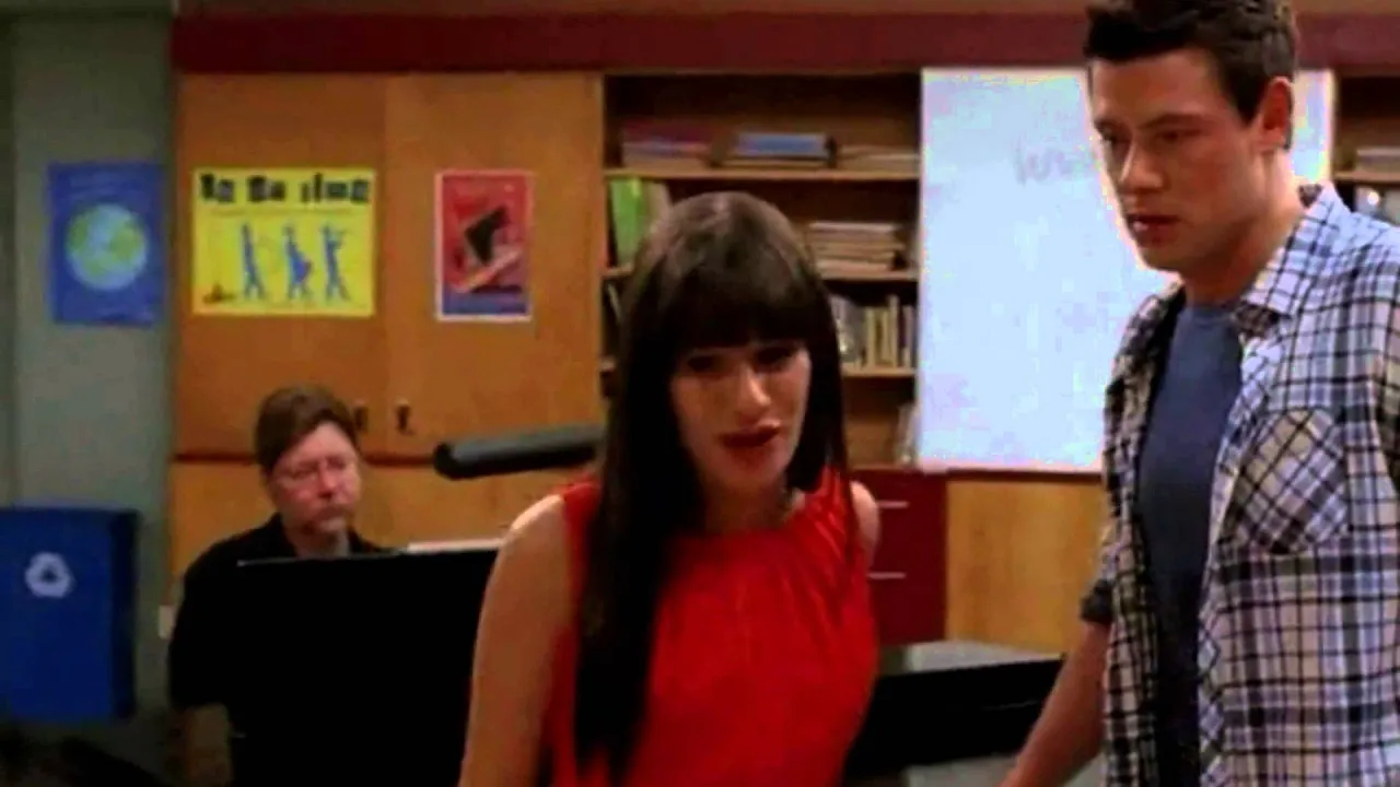GLEE - I Just Can't Stop Loving You (Full Performance) (Official Music Video) HD