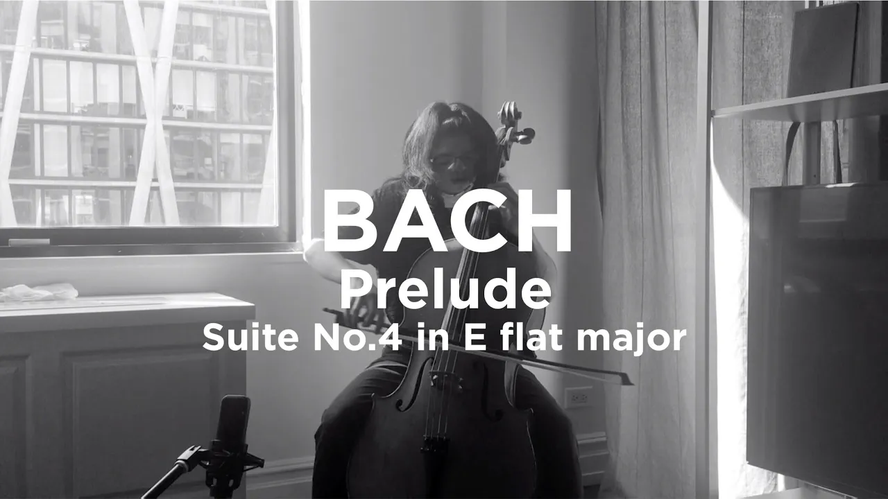 J.S. Bach - Prelude from Suite No.4 in E-flat major, BWV 1010