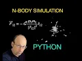Astrophysics N-Body Simulation in Python