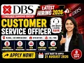 DBS Bank Hiring 2026 Customer Service Officer Secunderabad Full Time Job Apply Now