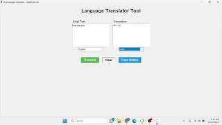 AI Language Translator in Python Real-Time Multi-Language Translator with GUI Tkinter
