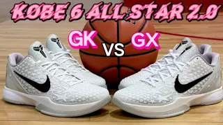 Kobe 6 All Star 2 0 comparison review Kickwho godkiller GK vs GX Which is better