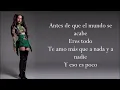 Antes De Que El Mundo Se Acabe (Letra/Lyrics) Paty Cantu