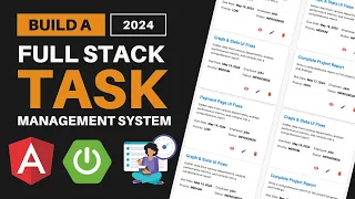 Task Management System Full Stack Development with Spring Boot Angular MySQL Complete Project