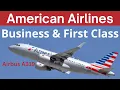 American Airlines Business First Class Airbus A319 Panama City to Miami Overview