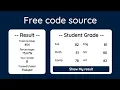 How to make Student Grade app using html css javascript JavaScript easy tutorial