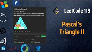 Pascal s Triangle II - Easier Than Easy