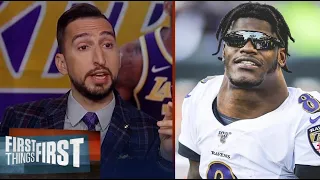 First Things First Nick Wright DEBATE Is Lamar Jackson untouchable in Raven