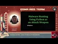 Malware Hunting Using python as attack weapon Filipi Pires Ekoparty 2021 Red Zone Space
