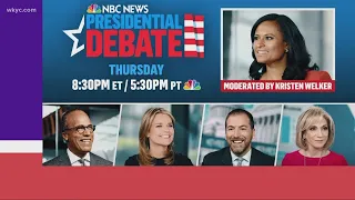 NBC s Kristen Welker to moderate Thursday s debate