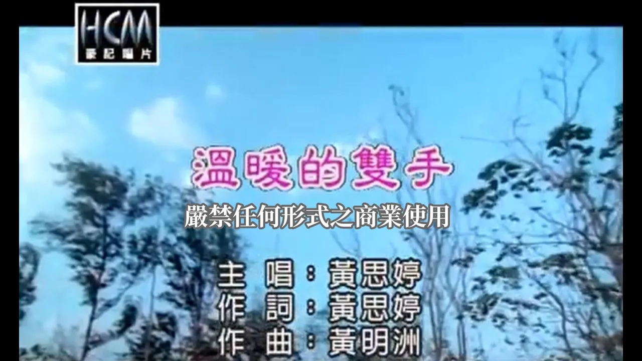 黃思婷-溫暖的雙手(官方KTV版) 黃思婷-溫暖的雙手(官方KTV版)