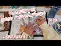holiday cash stuffing finished challenges GIVEAWAY saving for christmas to avoid debt