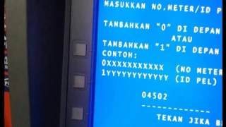 Cara Mudah Membeli token listrik lewat ATM BNI. 