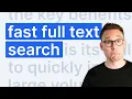 Free fast full text search Laravel Typesense