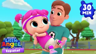 Sofi pasa el día con papá 💕 Canciones Infantiles 🎵 Little Angel Español