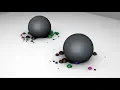 Particles on Collision with Rolling Object in Cinema 4D Tutorial