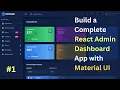 Build a Complete React Admin Dashboard App React Material UI Bootstrap 4 Light Dark Mode