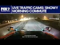 LIVE TRAFFIC CAMS Snowy morning commute in MN