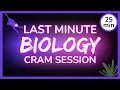 Last Minute Biology EOC Cram Session 25min Crash Bio Review