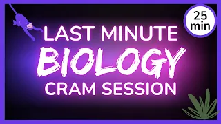Last Minute Biology EOC Cram Session 25min Crash Bio Review