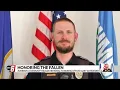Zumbrota community building memorial honoring Officer Gary Schroeder
