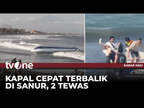 Kapal Bawa 75 Penumpang Terbalik Usai Dihantam Gelombang Tinggi