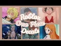 ROBLOX Bloxburg x Royale High Aesthetic One Piece Decals Ids