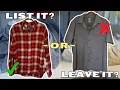 Free Inventory Pure Profit What I List and Skip from a Closet Cleanout Fall Thrift Finds